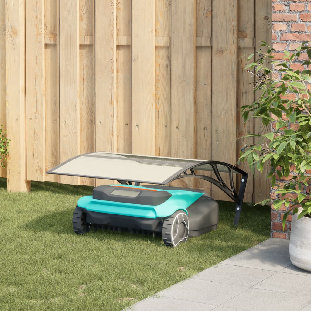 Arebos Abri Garage Pour Robot Tondeuse - Protection UV & Intempéries 102x79x46 Cm Avec Pieds Métal