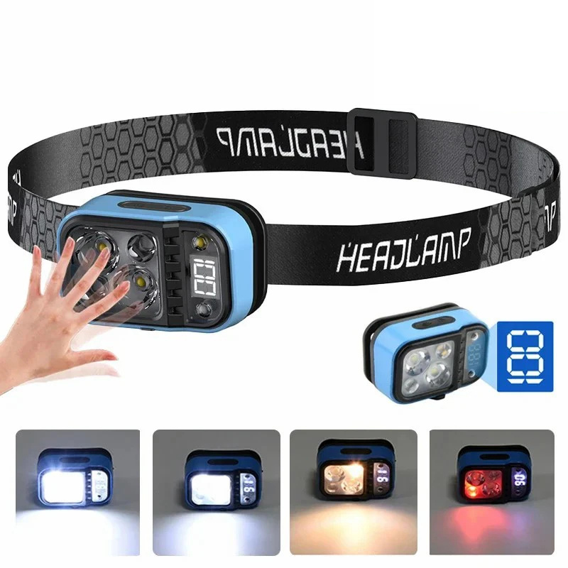 Vente XMUND Lampe ontale LED COB à induction multifonction pour activités extérieures. Rechargeable via USB. Lumière puissante pour la course nocturne. Modèle W689-3. - Banggood ançais Mobile