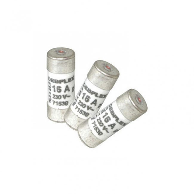 Set di 3 fusibili in ceramica 10 A, 8,5 x 31,5 mm | Leroy Merlin Set di 3 fusibili in ceramica 10 A, 8,5 x 31,5 mm | Leroy Merlin