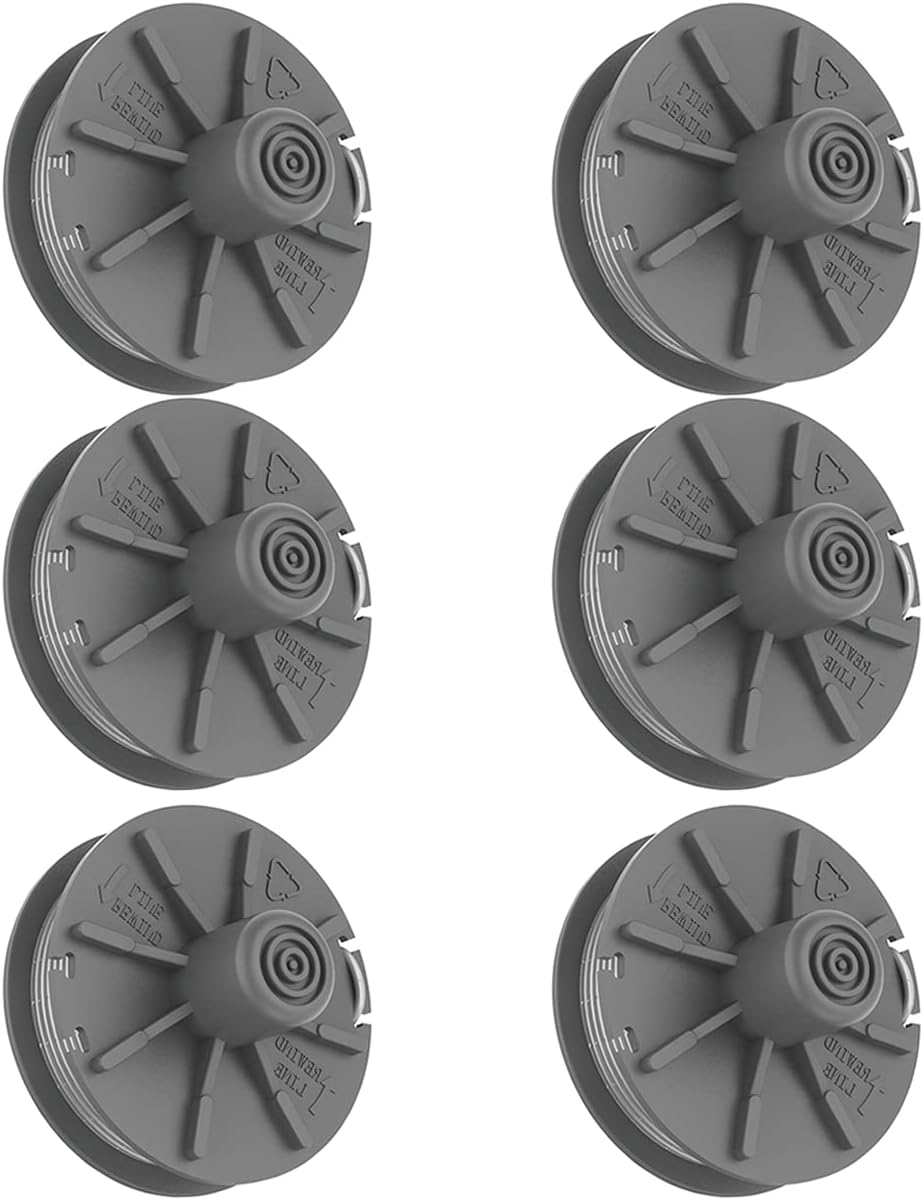 Szpula z żyłką tnącą, 6 sztuk, szpula do podkaszarki Turbo 5307-20, kabel 6 m, szpula zapasowa do podkaszarki Gardena