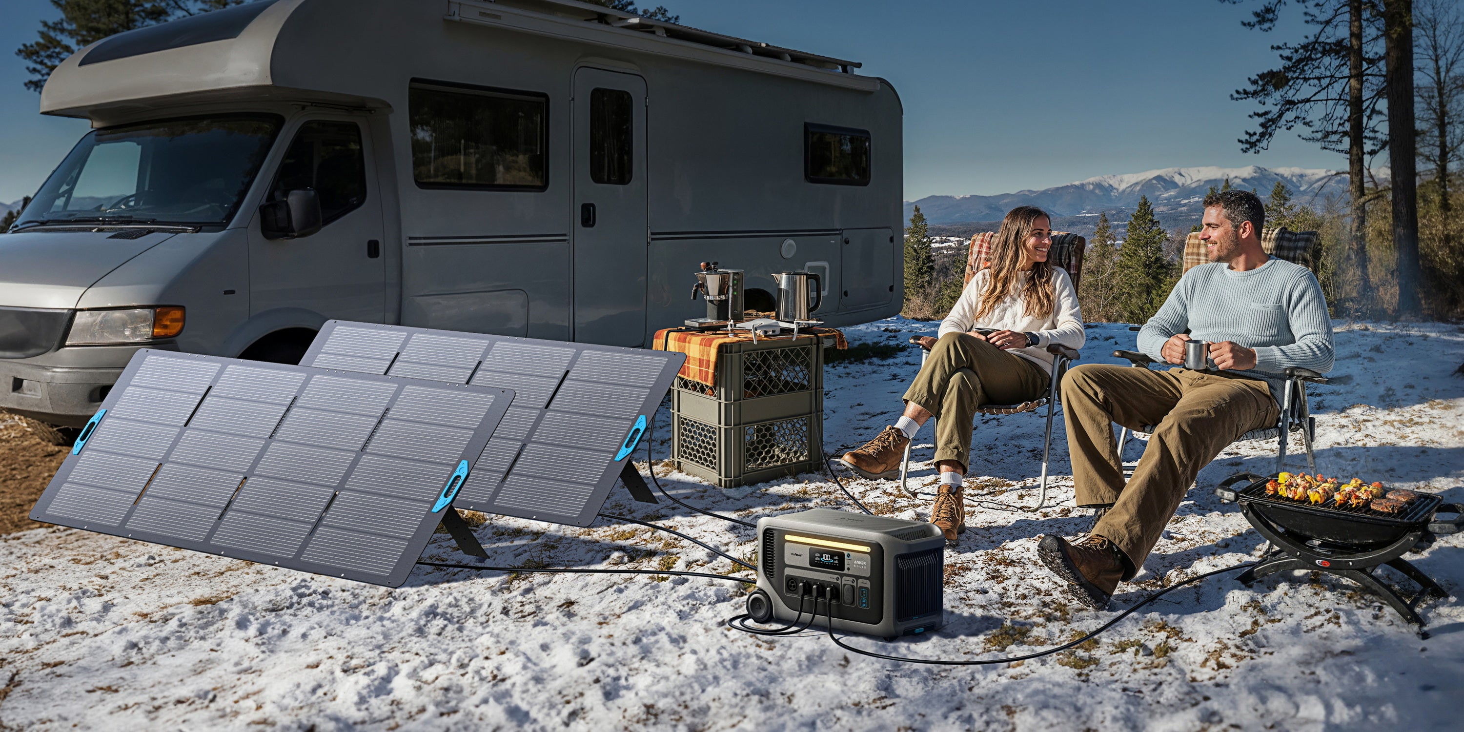 Anker SOLIX F3000 przenośna stacja zasilania – Akumulator 3072 Wh, generator solarny 4x3600W - 7