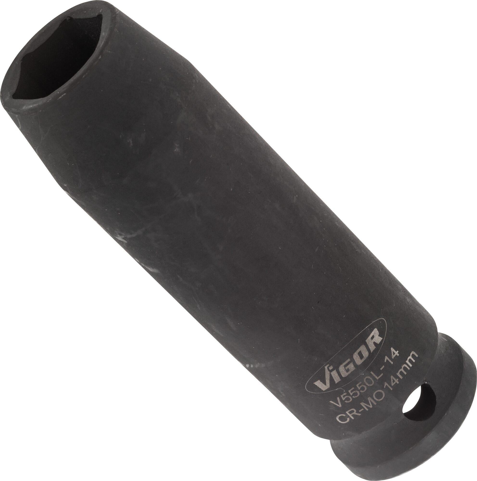 ViGOR Douille En T Longue 3/8" E14 (10 Mm) – Précision Et Robustesse Pour Vissage Profond