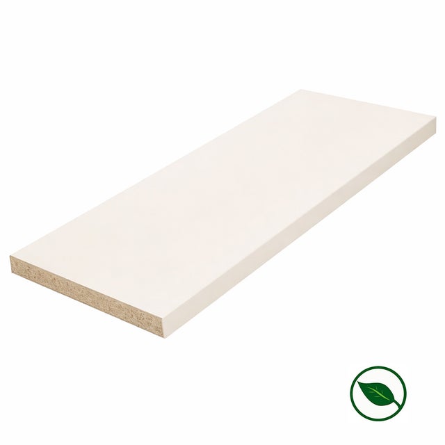 Plan de travail stratifié Blanc 1800 x 600 x 28 mm - PEFC 75% - Gamme Essentiel