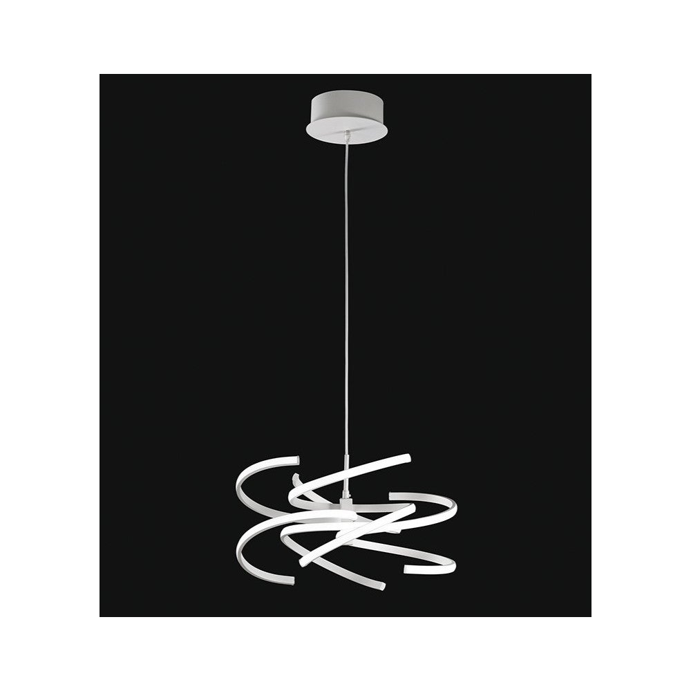 Perenz 6396 B 70W Biała metalowa lampa wisząca LED 4000k