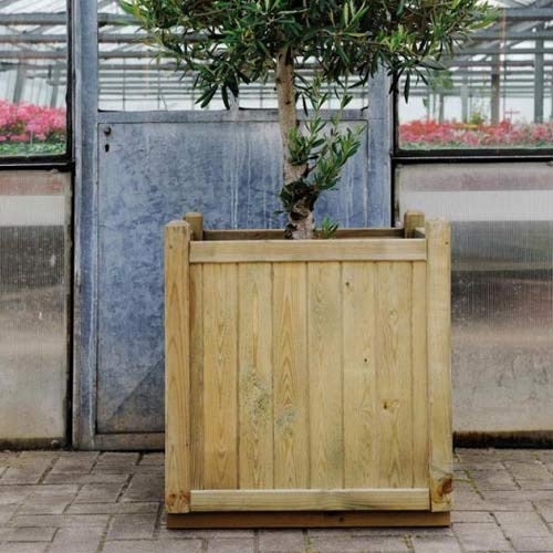 Bac à fleurs carré 