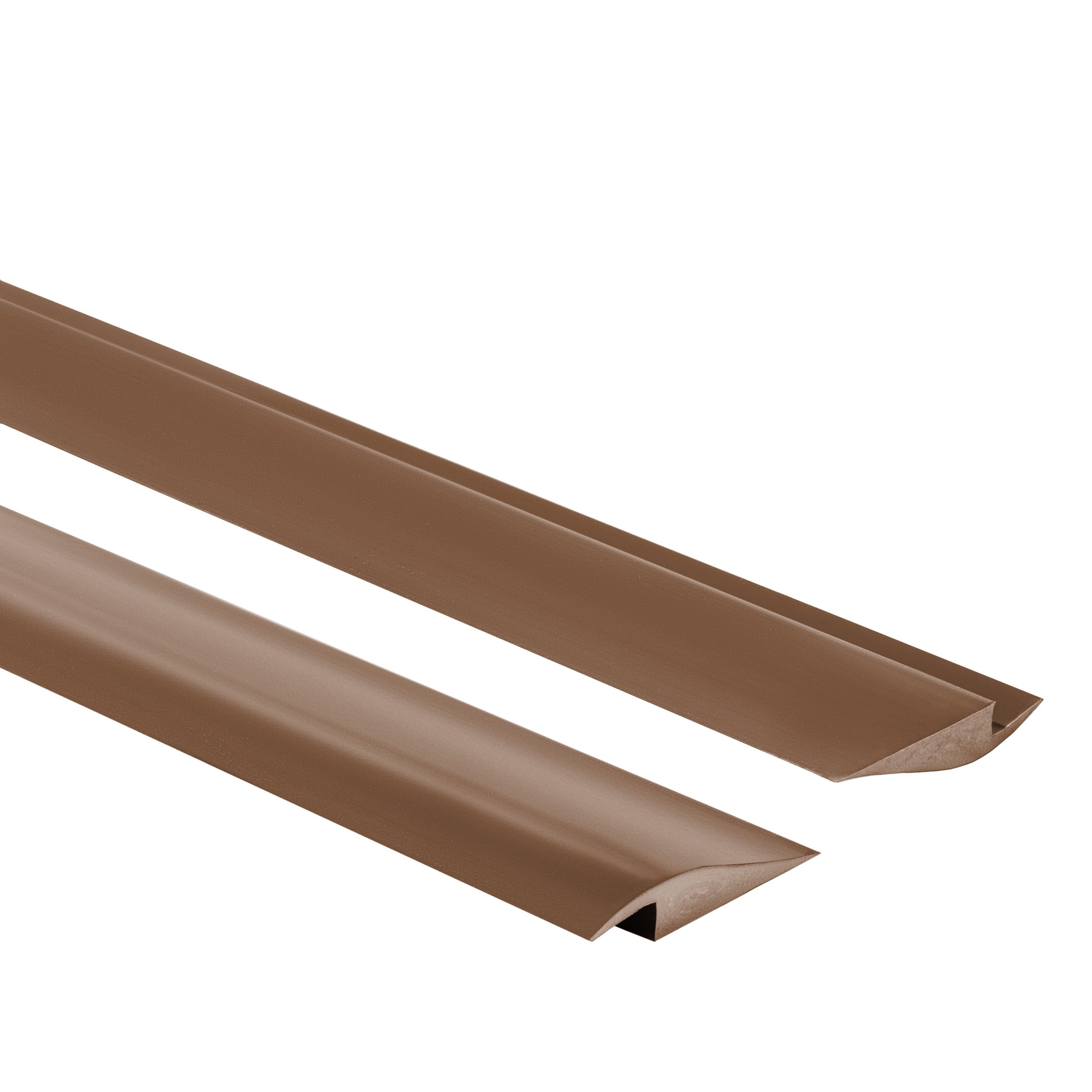 Profil przejściowy PVC 50x7 mm do wyrównania poziomów - 1 m, brąz
