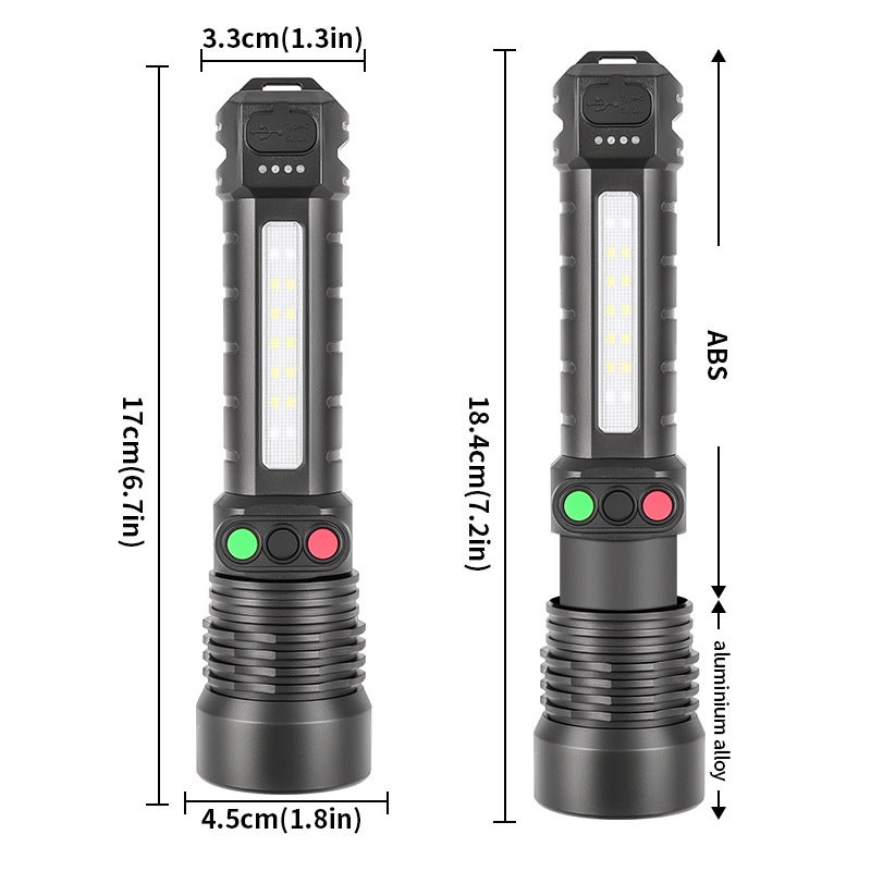 Tube LED 20W 24V 36V Pour Machines-Outils – Haute Luminosité Blanche, Éclairage Chantier Étanché Antidéflagrant En Alliage D'Aluminium !