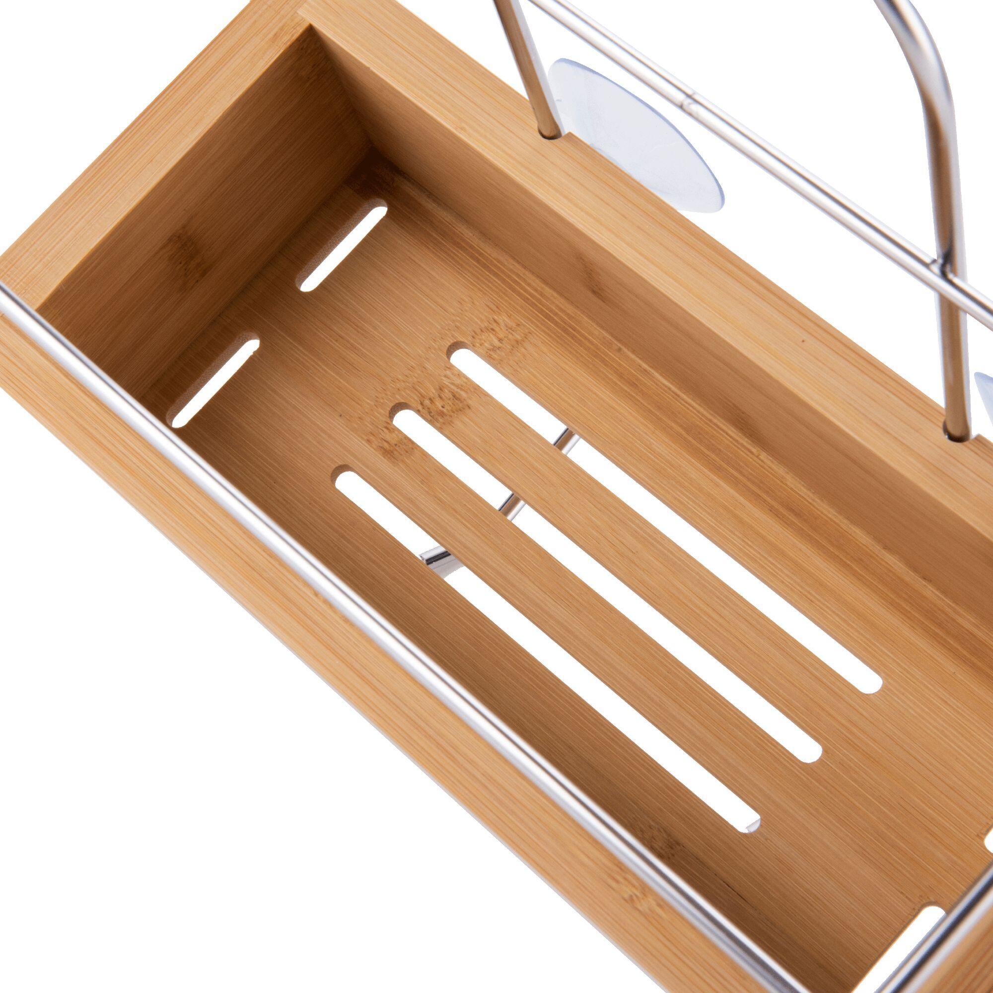 Organizer per doccia in bambù WELLNESS - 1 Livello - SENSEA - 4