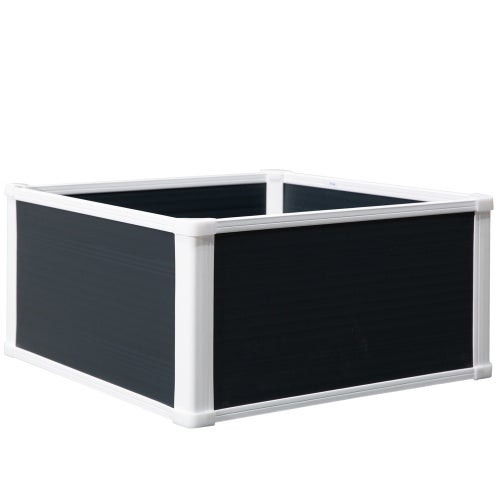 Bonde De Jardin En Plastique Gris 300 X 300 Mm DN110 - Siphon De Sol Robuste Pour Extérieur Et Intérieur