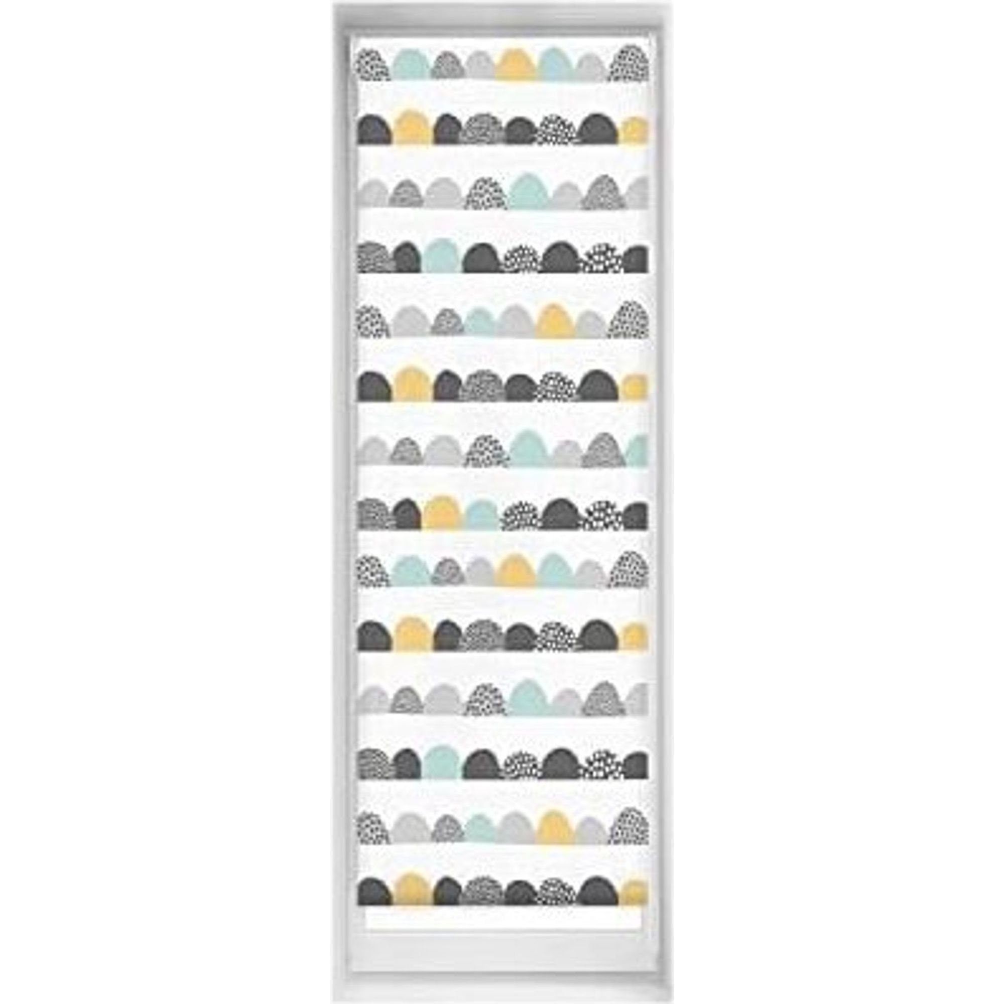 Estor estampado easyfix - estor sin herramientas tamaño 50x150 - estor sin taladro color semiluna | blindecor