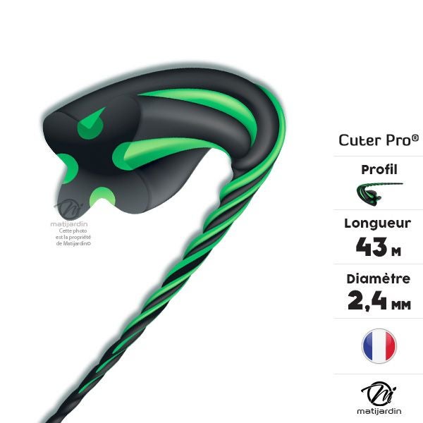 Fil nylon Cuter'pro 2,4 mm x 43 m Hélicoïdal Blister par 3 - 3