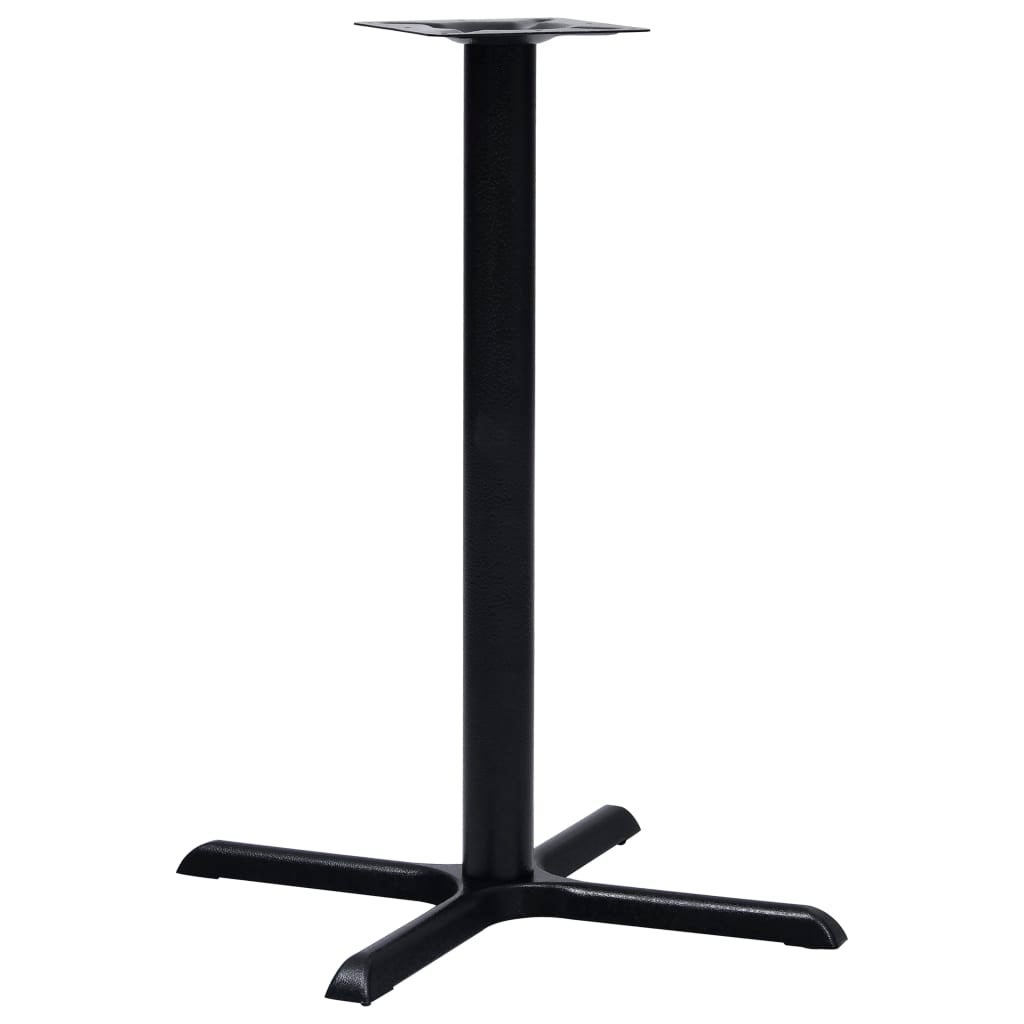 Noga do stołu vidaxl z żeliwa czarna 76x76x107 cm solidna i stabilna