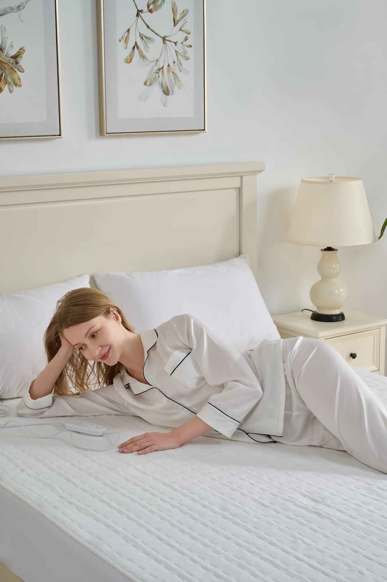 Cosi Home Coperta Riscaldante Elettrica 180x130 cm, in pile sherpa, lavabile in lavatrice con telecomando digitale, timer e 10 impostazioni di calore - Grigio