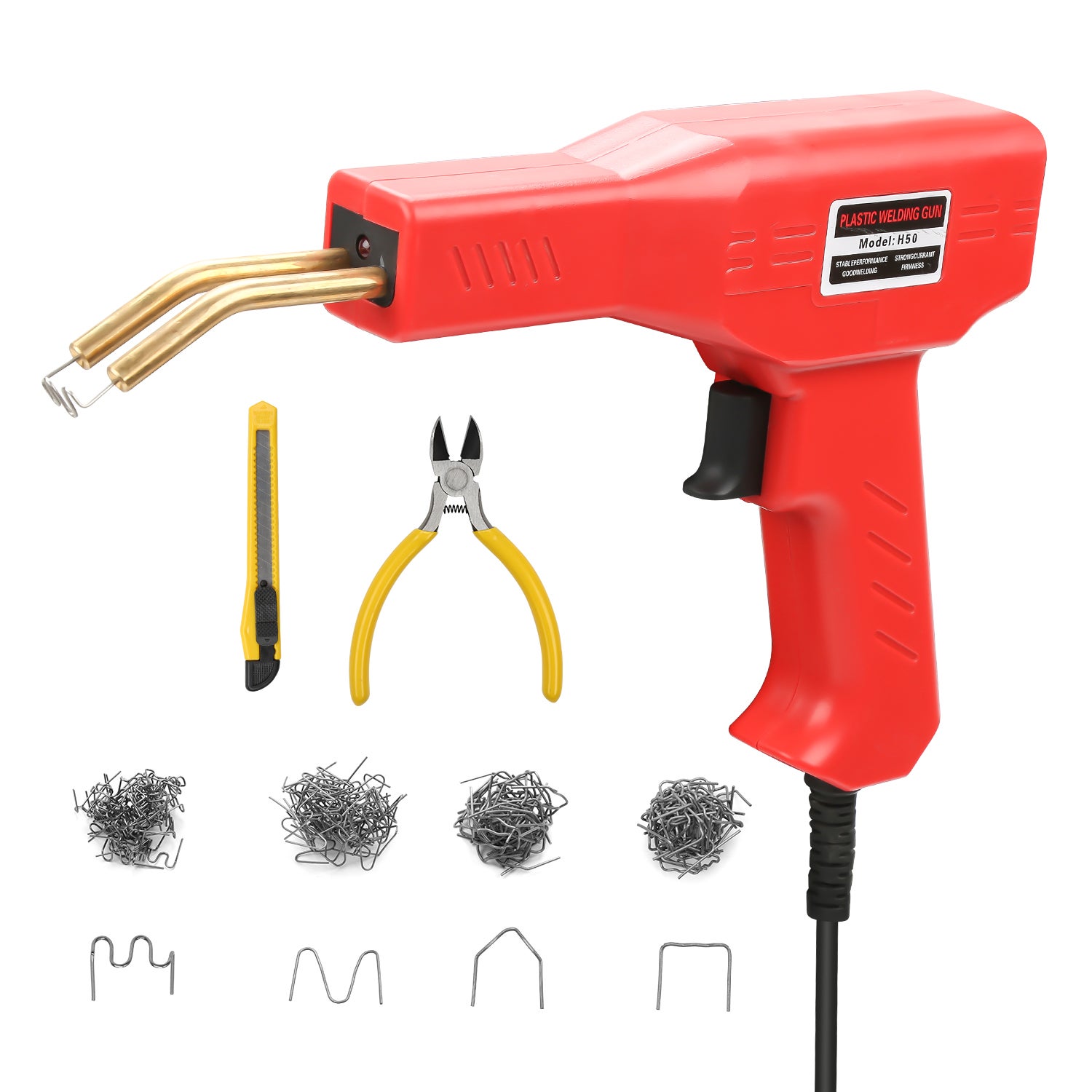 PERMUST 50W Soudure Plastique, Kit De Réparation Soudeur Plastique, Kit