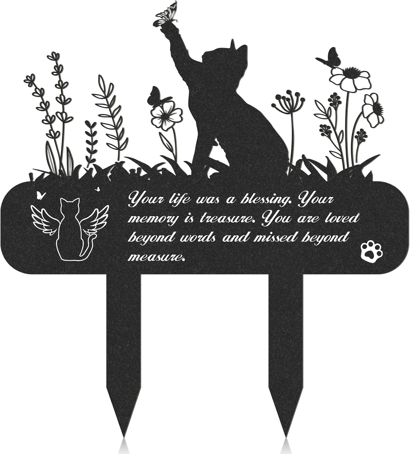 Plaque Commémorative En Laiton Personnalisable - 17.5x12.7cm, Pour Souvenir D'un être Cher