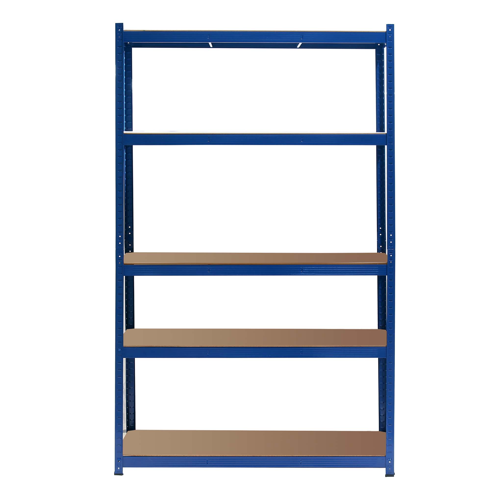 Wiltec Estantería para cargas pesadas zincada 100x50x204cm sistema de