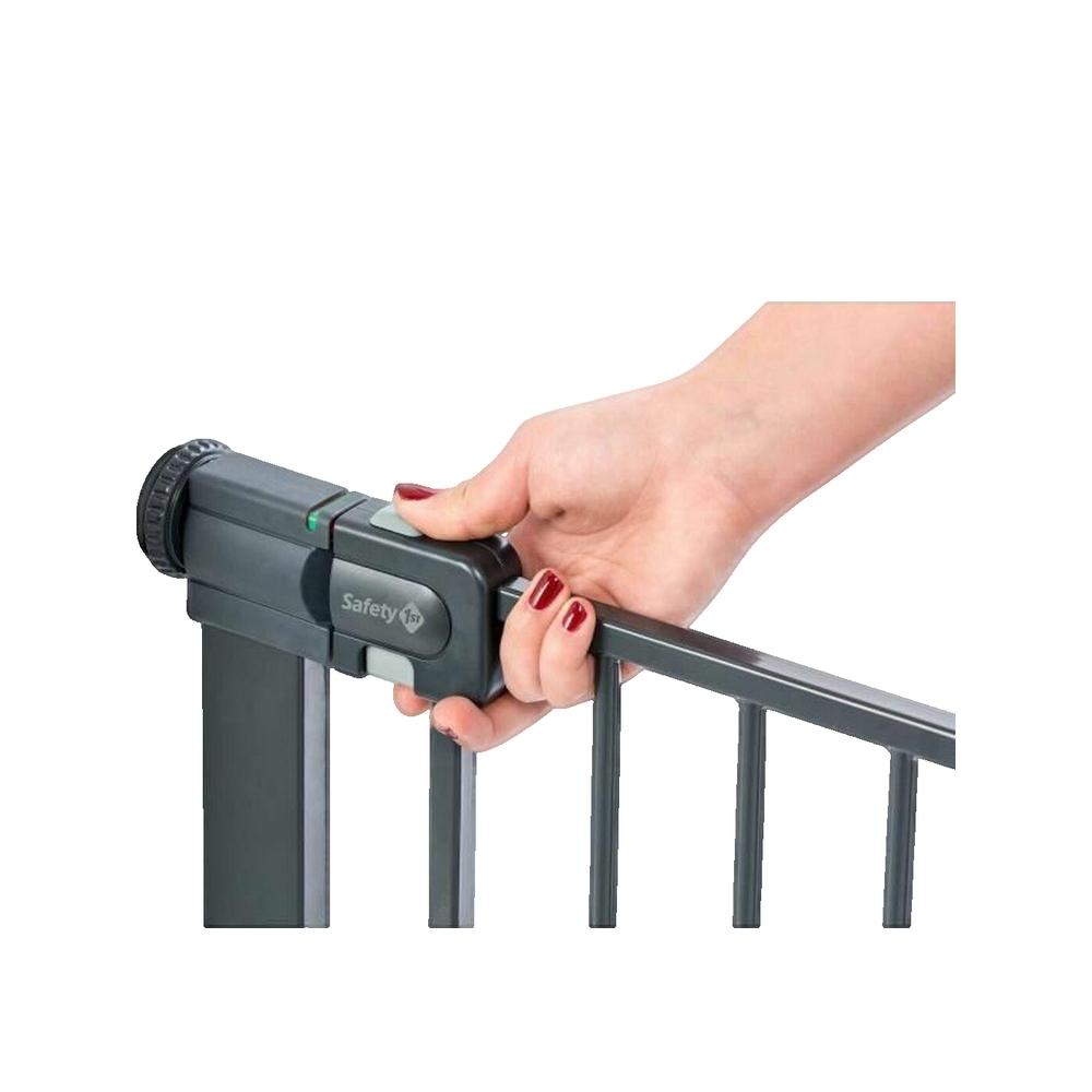Barrière de sécurité enfant en métal 73-80 cm - Anthracite - Safety 1st - 2