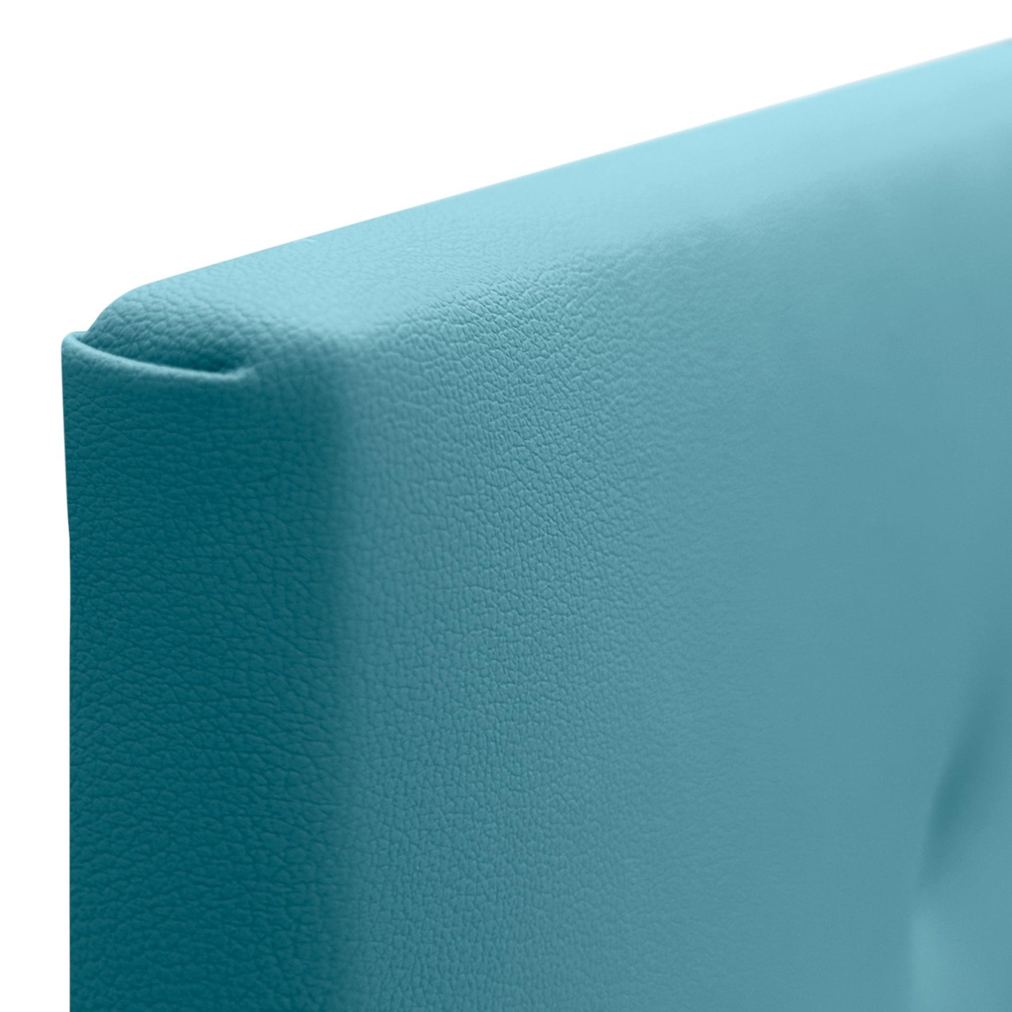 DHOME Cabecero de Polipiel Liso cabeceros Cabezal tapizado Cama (Polipiel Turquesa, 135cm (Camas 120/135/140)) - 5