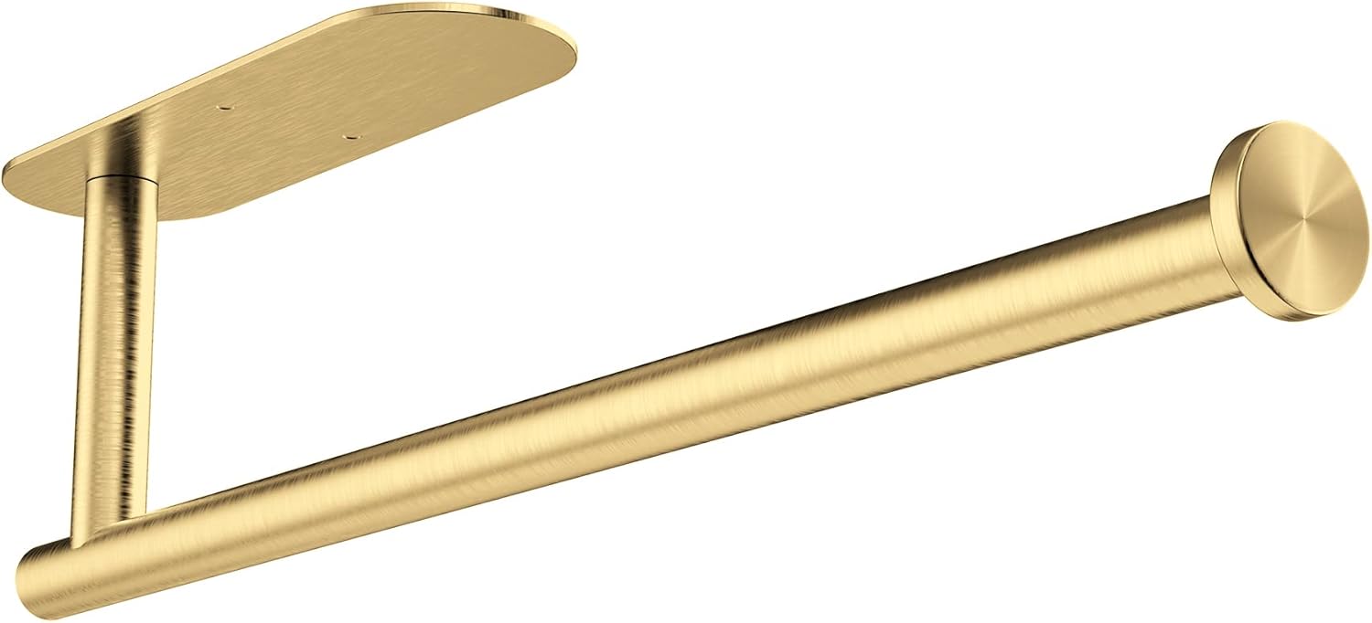 Samoprzylepny uchwyt na ręczniki papierowe, ścienny uchwyt na ręczniki papierowe, uchwyt na papier kuchenny, stal nierdzewna, złoty