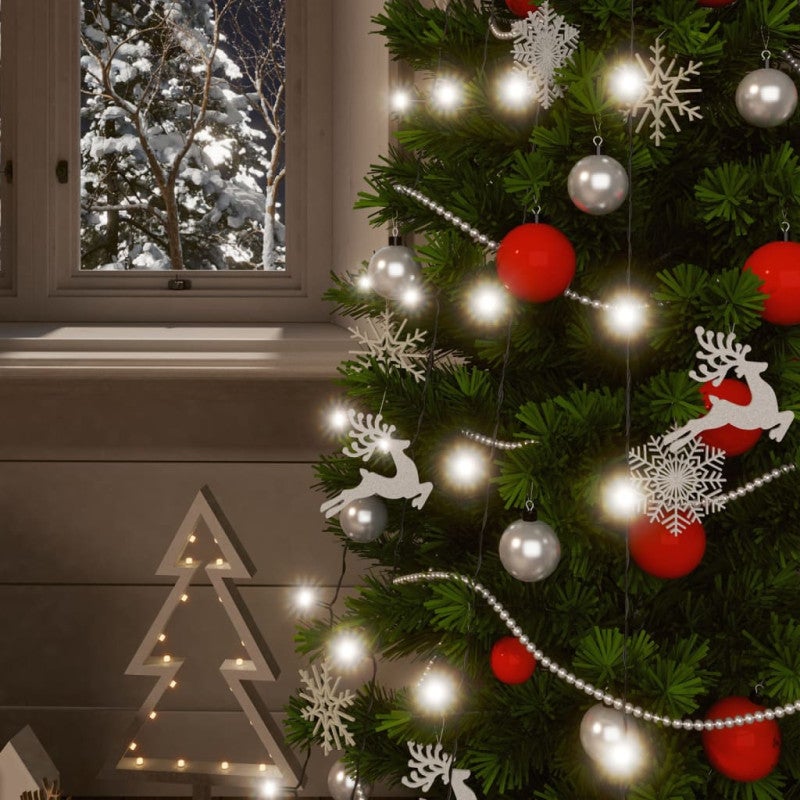 Lampes solaires 5 pcs 5x200 LED Blanc froid Intérieur Extérieur - 4