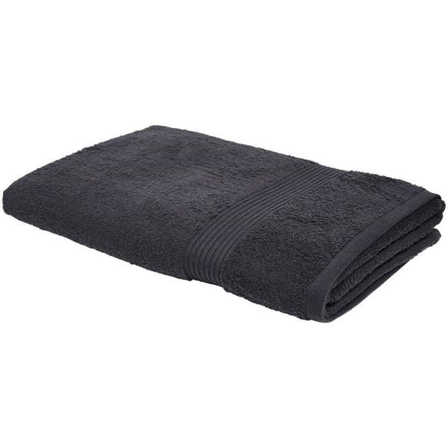 Toalla de baño maxi 90 x 150 cm 100% algodón color antracita
