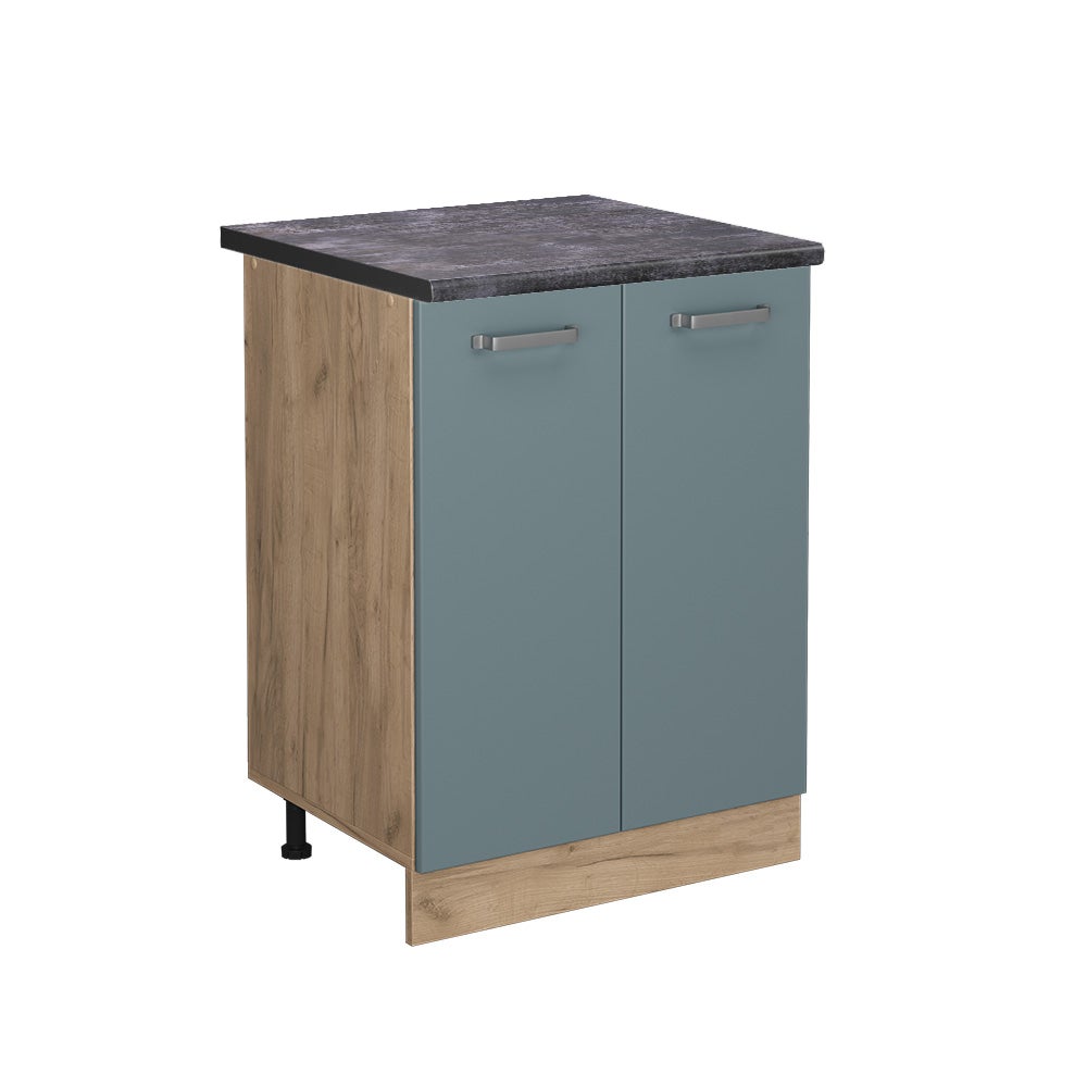 Vicco Szafki kuchenne R-Line, Niebiesko-szary, 60 cm , BP Antracyt