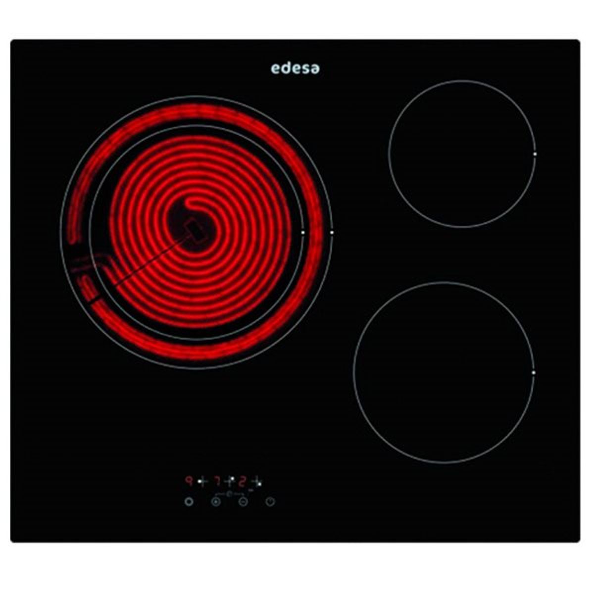 Edesa  Placa Evt6328r Negro , Leroy Merlin