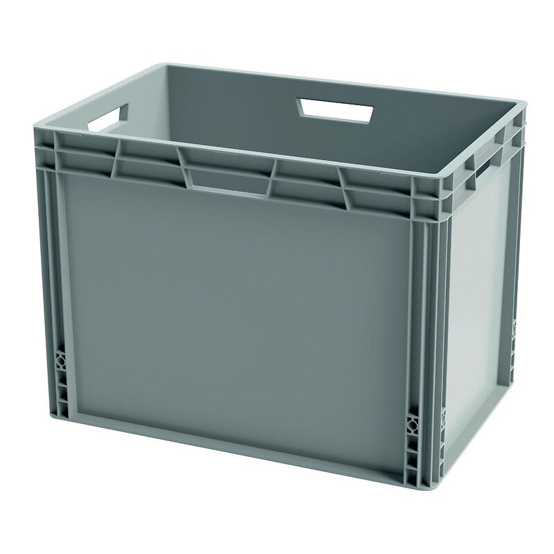 Bac de manutention polypropylène gerbable norme Europe - 55L - charge maxi 40Kg 400x600x330 - 3