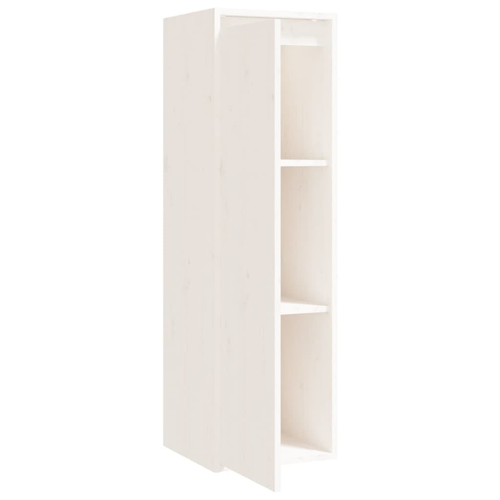 Maison Exclusive - Armario de pared 2 uds madera maciza pino blanco 30x30x100 cm - 6