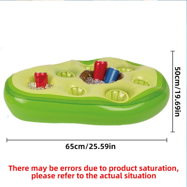 Porte-gobelet gonflable 2 en 1 pour bar de piscine, porte-collation et boisson, avec 8 trous, grande capacité, matériau transparent, idéal pour la pi | Leroy Merlin Porte-gobelet gonflable 2 en 1 pour bar de piscine, porte-collation et boisson, avec 8 trous, grande capacité, matériau transparent, idéal pour la pi | Leroy Merlin