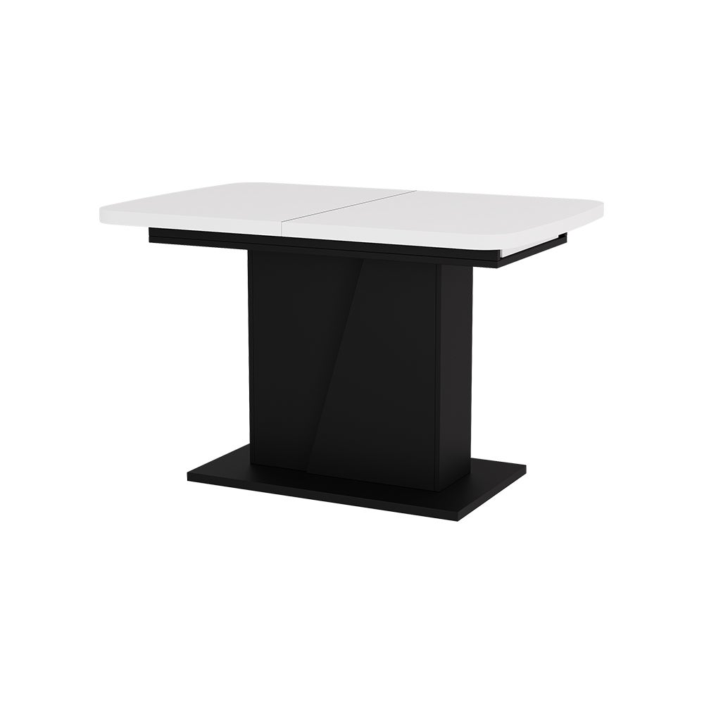 Vicco Stół jadalny Fenaro, Biały/czarny, 120 x 80 cm rozszerzalny