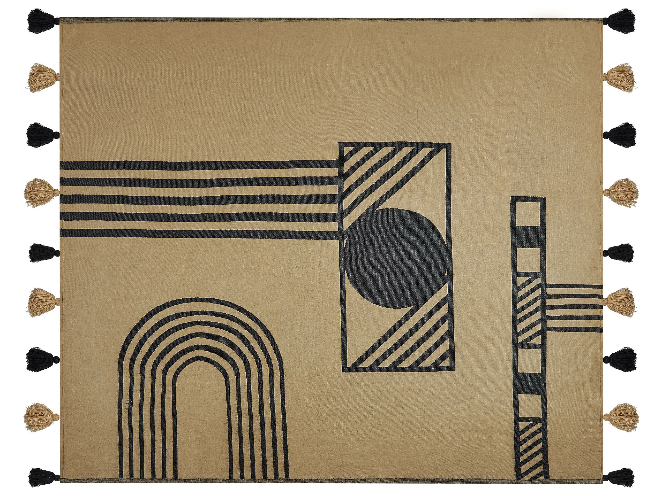 Coperta THAPREK Tessuto 130 x 170 cm Beige - 5