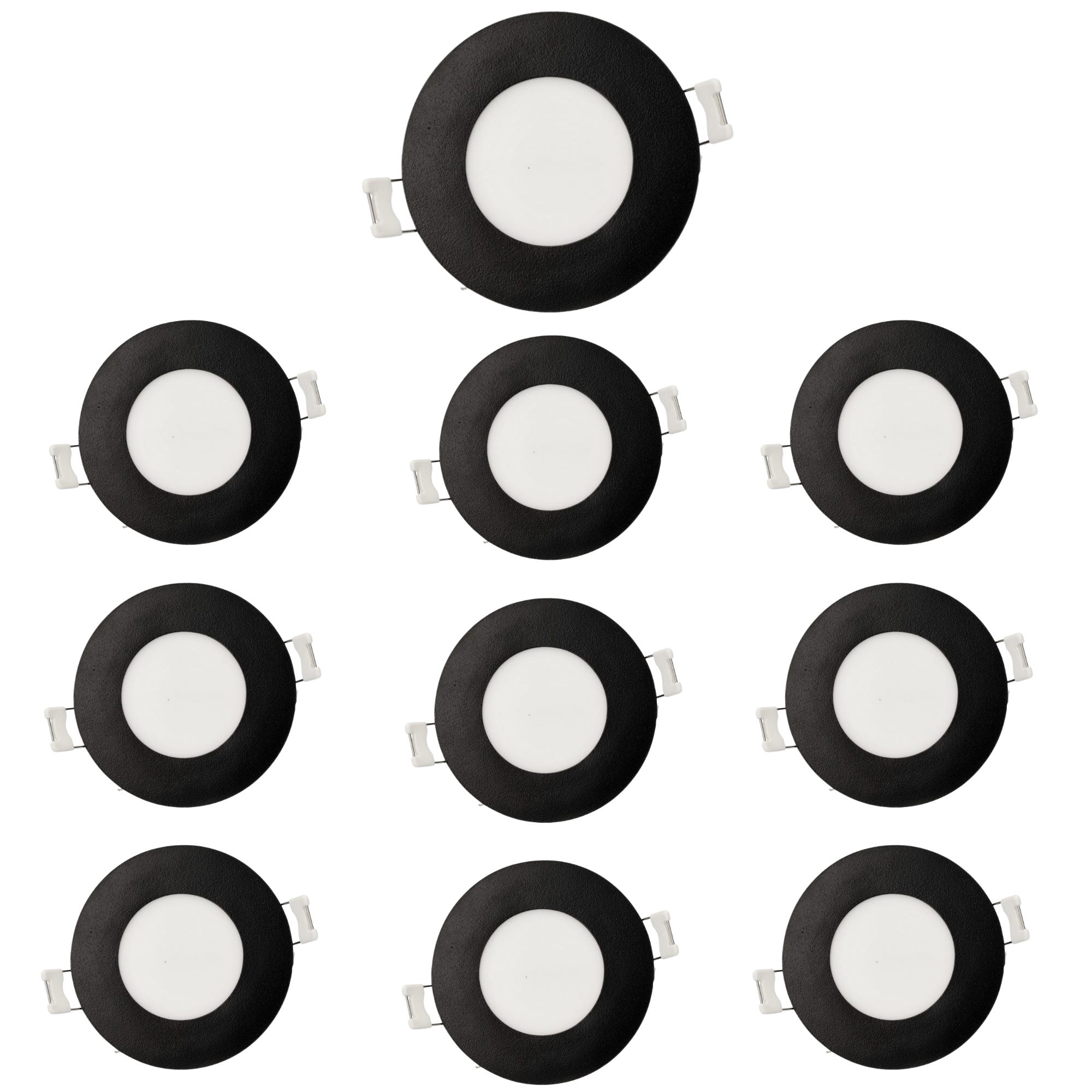 Jandei 10x Spot de Plafond sur Rail Led 30W, Blanc Neutre 4200K, 3000 Jandei 10x Spot de Plafond sur Rail Led 30W, Blanc Neutre 4200K, 3000