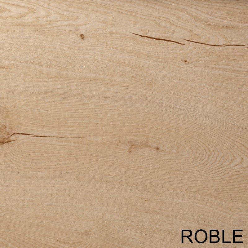 Meuble de salle de bain simple vasque - 2 tiroirs - ALBA et miroir rond SOLEN - blanc -80cm - 5