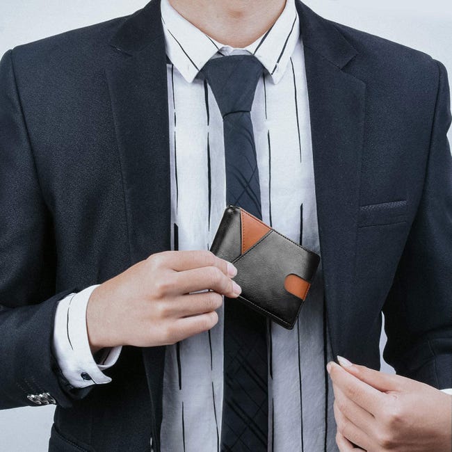 Portafoglio Adesivo Magnetico Per Cellulare – Protezione RFID, Motivo Floreale, Porta Carte E Supporto Per Auto
