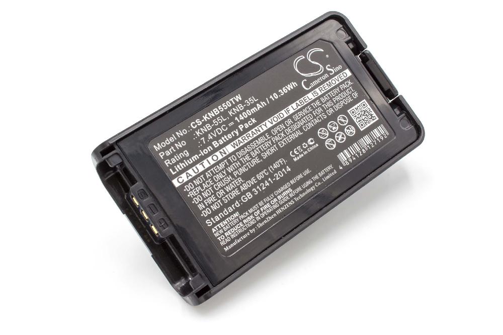 CS-KNB570TW Baterie 2000mAh compatibel met [KENWOOD] NX-220, NX-320, NX