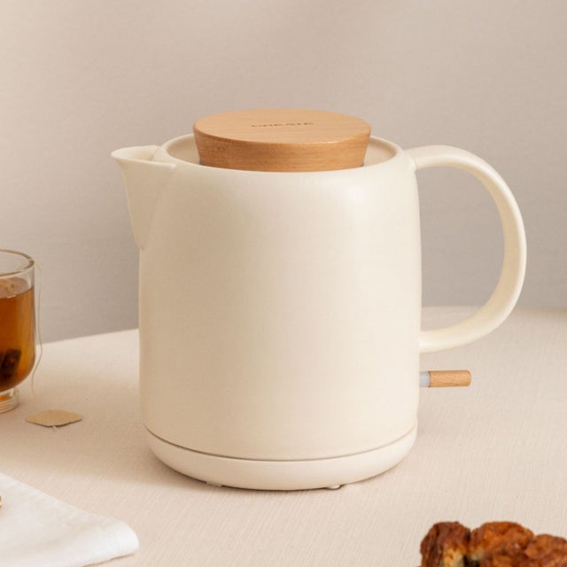 CREATE - KETTLE CERAMIC - Ceramiczny dzbanek elektryczny 1 L - Blanc cassé