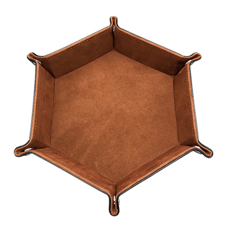 Plateau à dés, pliable, hexagonal, en cuir synthétique, velours, pour jeux de jeux RPG, donjons et dragons, pliable (violet Plateau à dés, pliable, hexagonal, en cuir synthétique, velours, pour jeux de jeux RPG, donjons et dragons, pliable (violet