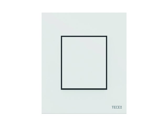 Plaque de commande pour urinoir TECEnow, cartouche incluse, pour réservoir de pression TECE U1, 9242400, Farbe: blanc brillant