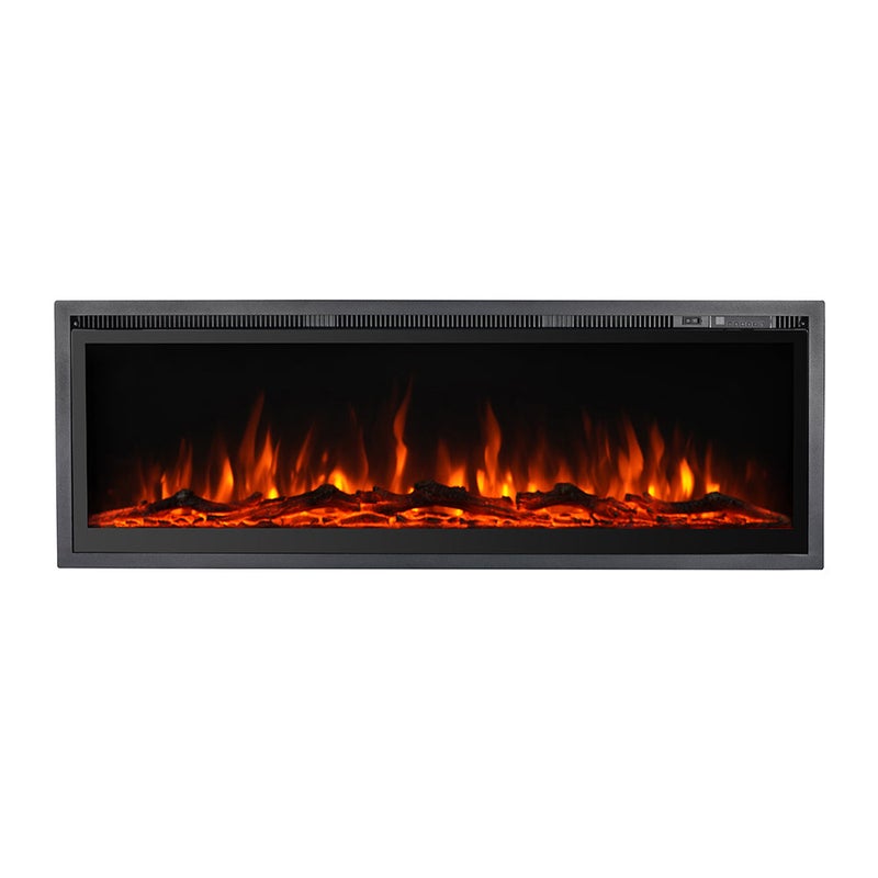 Kominek elektryczny, ścienny, frontowy, wbudowany, CHICAGO130, dł. 127 x gł. 14 x wys. 45