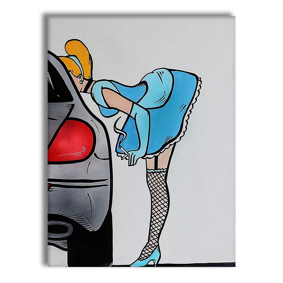 W drodze – współczesny obraz na płótnie na drewnianej ramie, format 50x70 cm