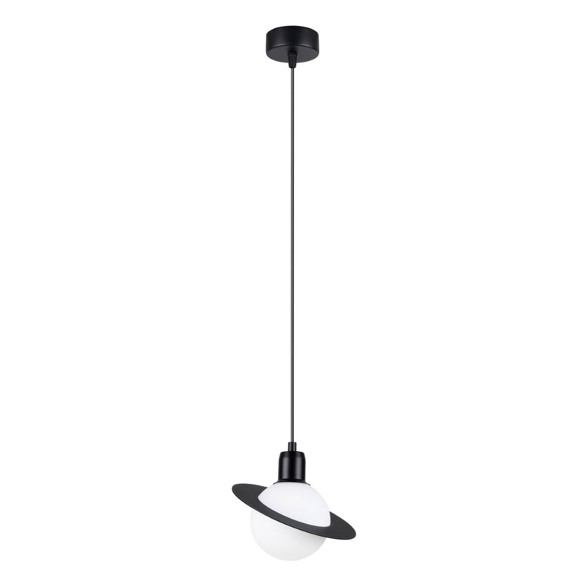 Lampa wisząca Hyperion czarna 1xG9x8W wym: 125 x 20 x 20 cm metal Sollux Lighting