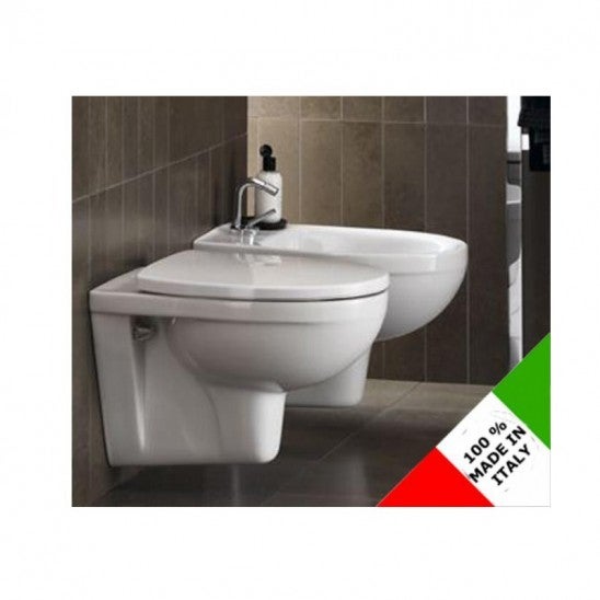 Sanitari bagno sospesi Geberit serie Selnova > vaso sedile e bidet - 2