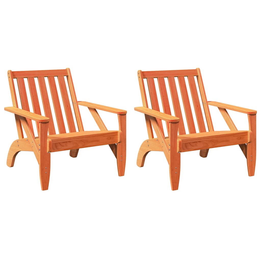 Lot De 2 Chaises De Jardin Pliantes En Bois MAUI