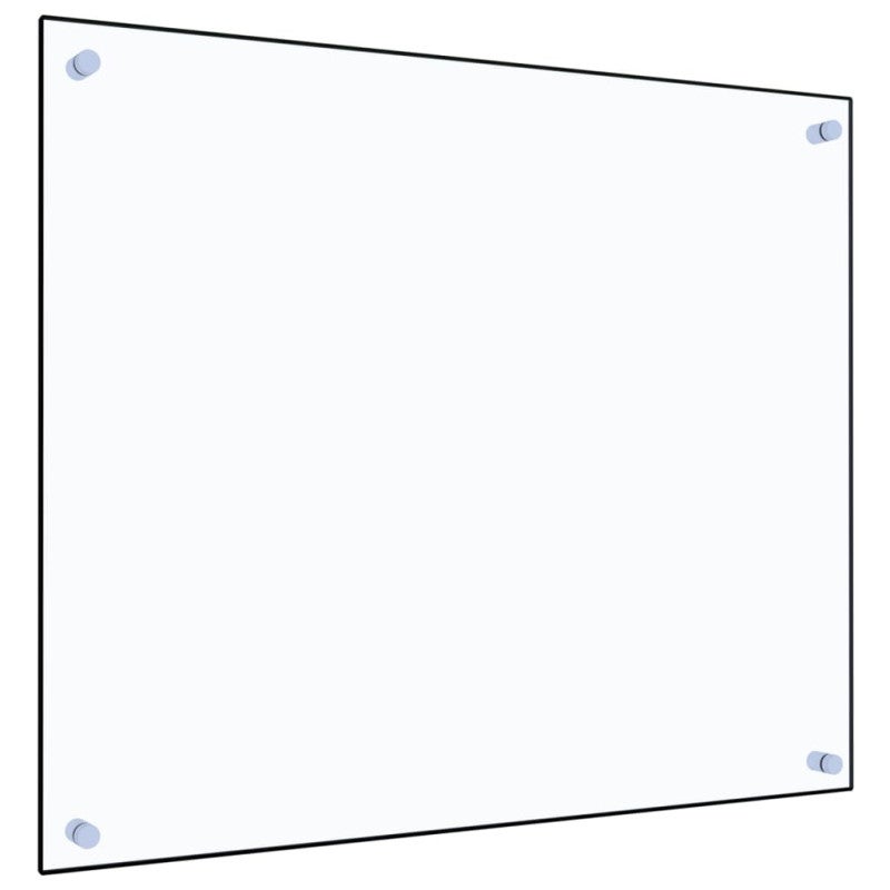 Dosseret de cuisine Transparent 70x60 cm Verre trempé | Leroy Merlin