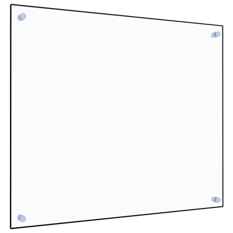 Dosseret de cuisine Transparent 70x60 cm Verre trempé | Leroy Merlin