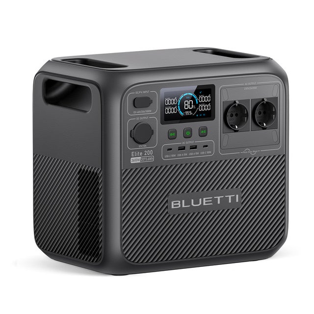 Bluetti AC200P Centrale Elettrica Portatile 2000Wh Per Alimentazione Mobile Generatore Portatile