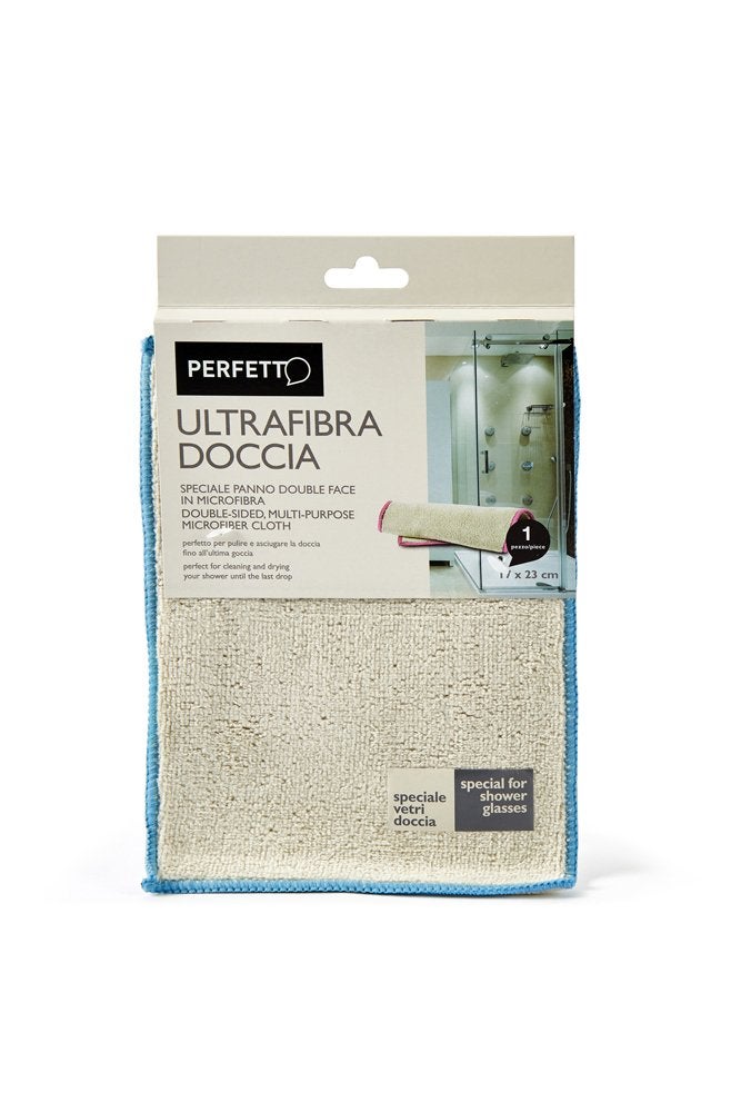 Miro France Panno Shiny Bath In Microfibra 40x40 Cm – Total Clean, Antigraffio E Super Assorbente - 6