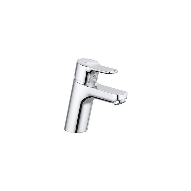 KLUDI PURE&EASY single-lever basin mixer, spout height 70mm, without drain set, low pressure, Chrome, 372750565