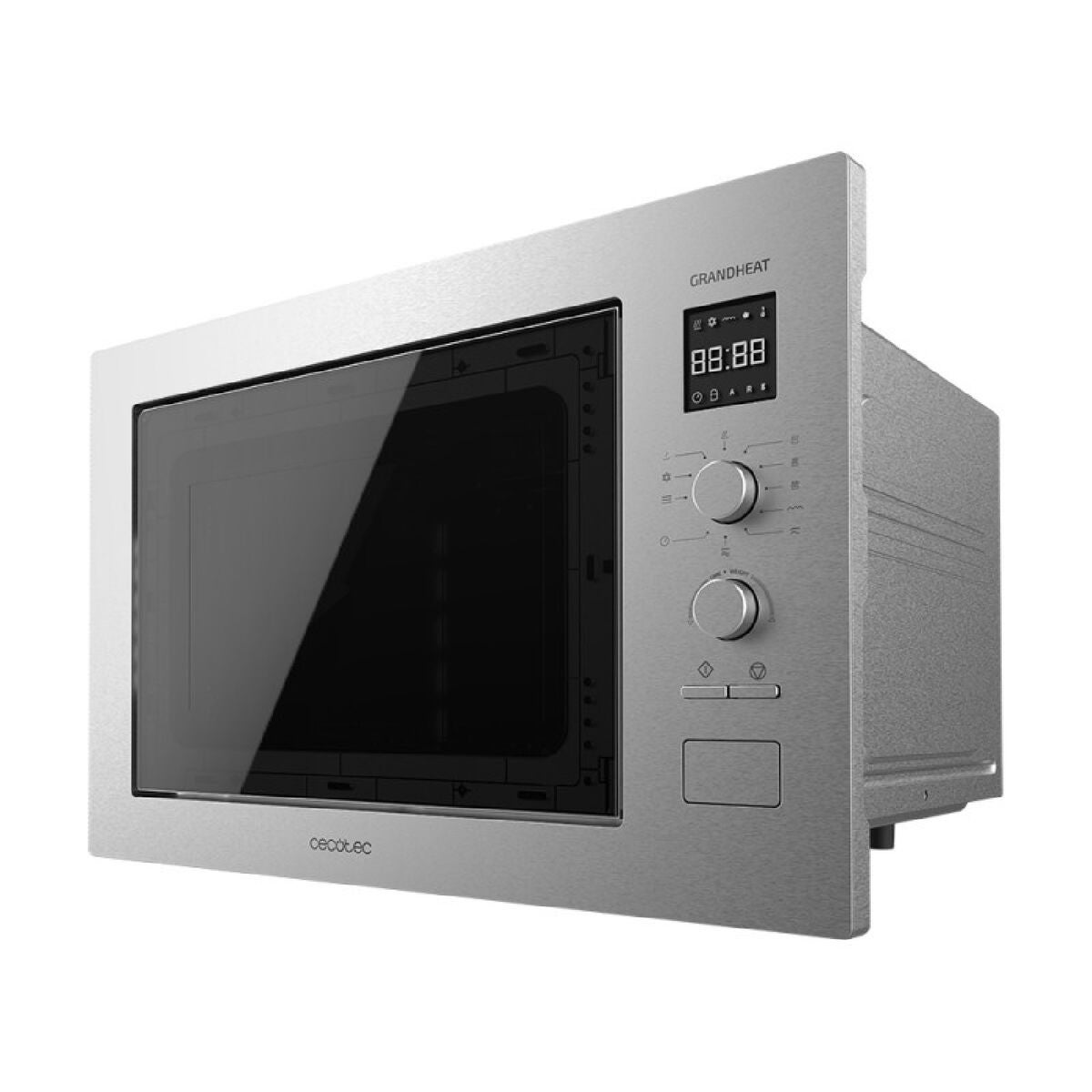 Cecotec Plateado Microondas Integrable Grandheat 2550 25L 1320W - Imagen 5